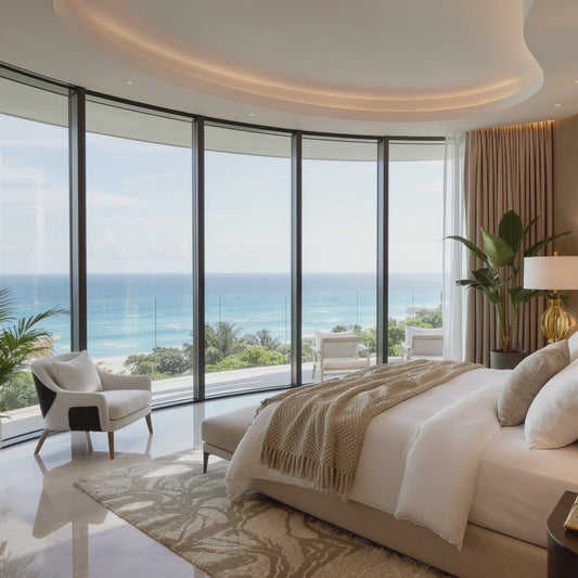 Coastal Floor-to-Ceiling Dreams, Master Bedroom